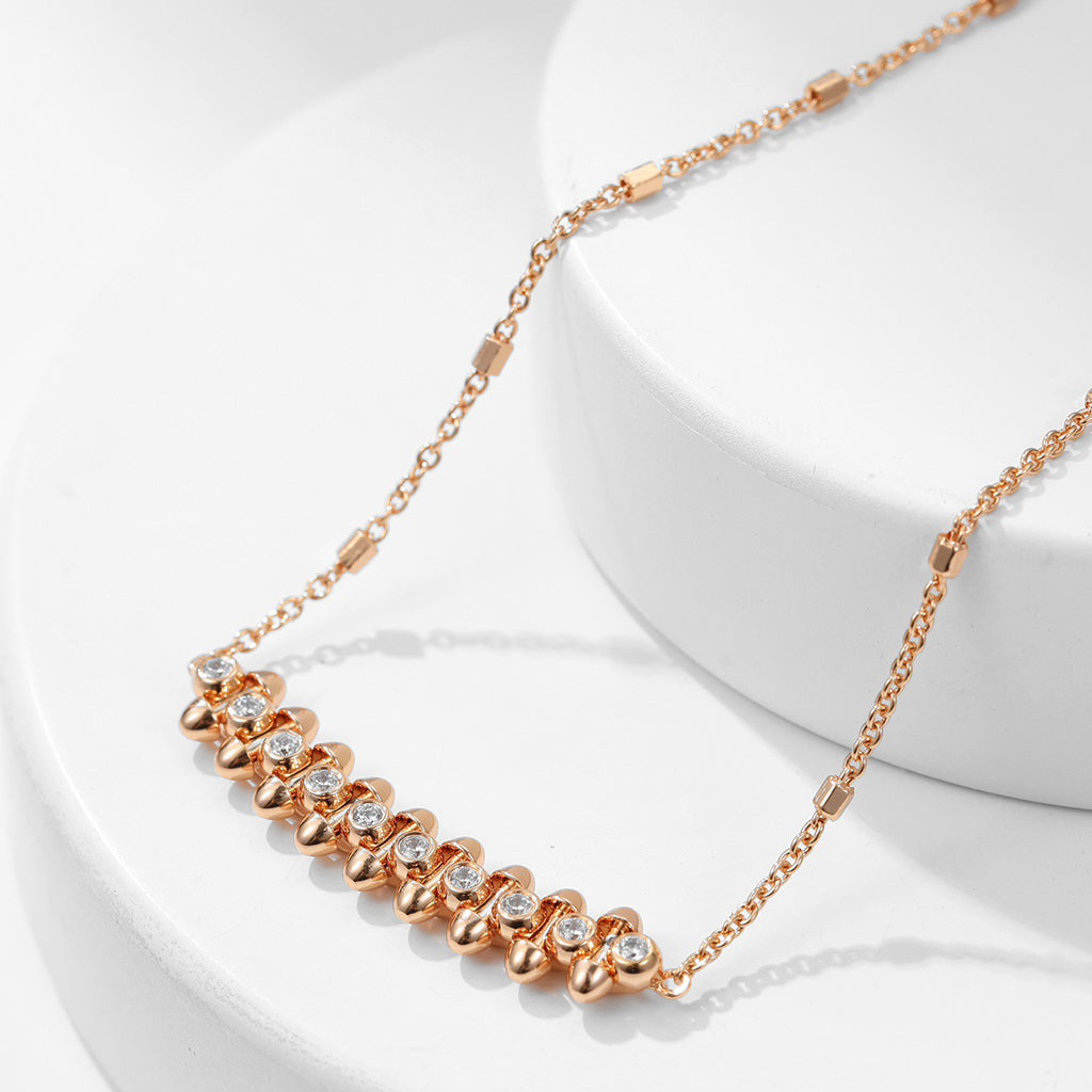 [ElanLuxe Jewelry]CLASH  MEDIUM DIAMOND NECKLACE
