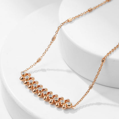 [ElanLuxe Jewelry]CLASH  MEDIUM DIAMOND NECKLACE