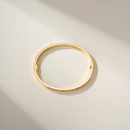 [ElanLuxe Jewelry]LOVE BRACELET 3.65MM 10 DIAMONDS