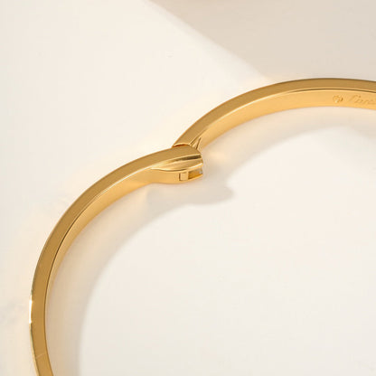 [ElanLuxe Jewelry]LOVE BRACELET 3.65MM 10 DIAMONDS
