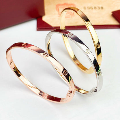 [ElanLuxe Jewelry]LOVE BRACELET 3.65MM NO DIAMONDS