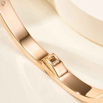 [ElanLuxe Jewelry]LOVE BRACELET 4.8MM DIAMOND-PAVED