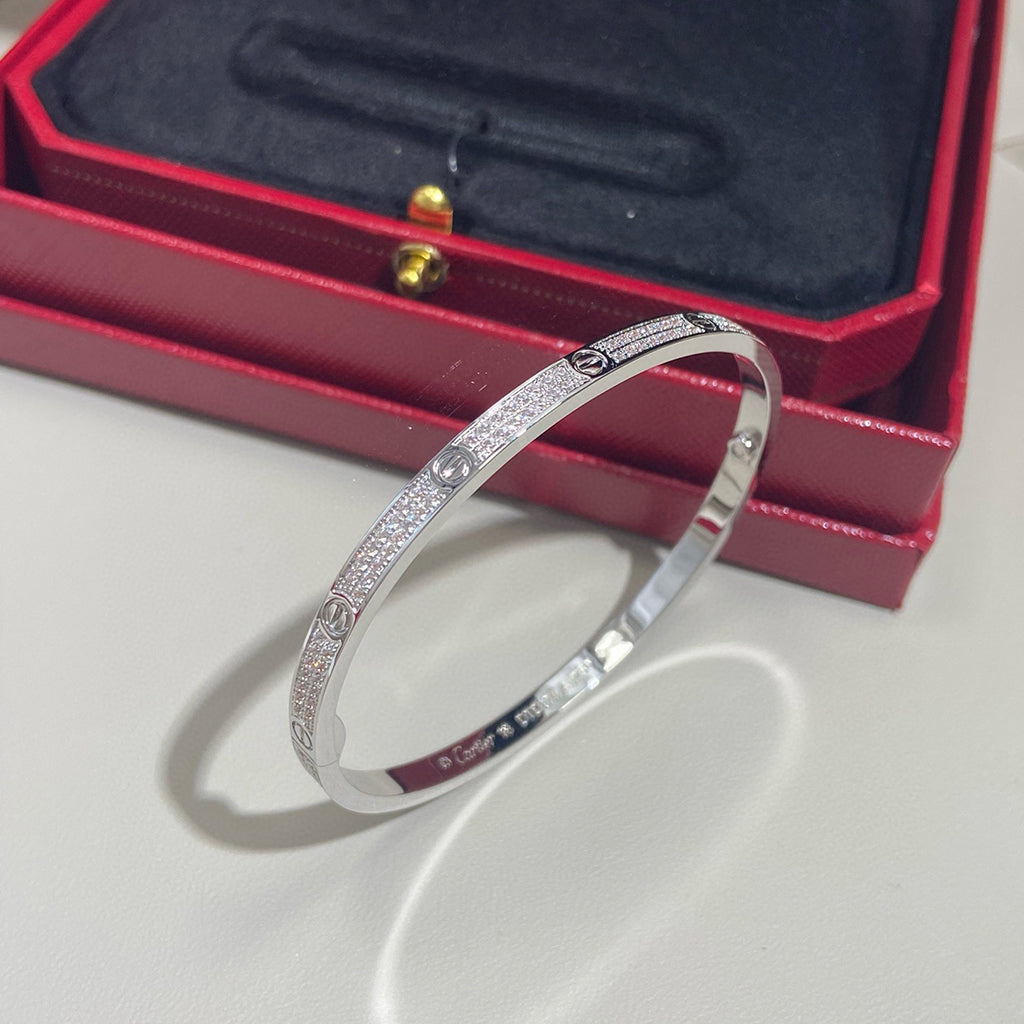 [ElanLuxe Jewelry]LOVE BRACELET 3.65MM DIAMOND-PAVED