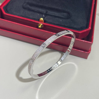 [ElanLuxe Jewelry]LOVE BRACELET 3.65MM DIAMOND-PAVED