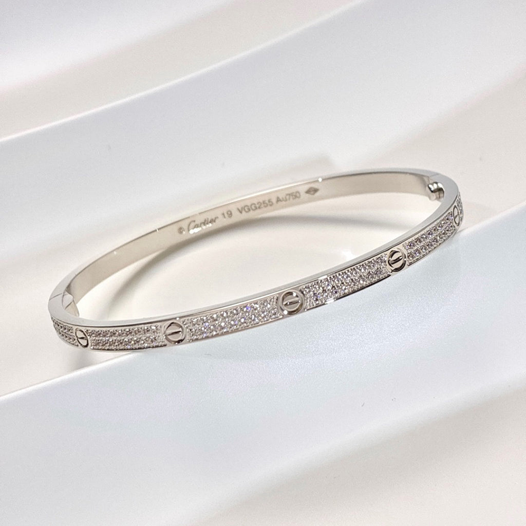 [ElanLuxe Jewelry]LOVE BRACELET 3.65MM DIAMOND-PAVED