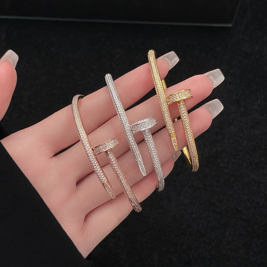[ElanLuxe Jewelry]JUSTE BRACELET 3.5MM ALL DIAMONDS