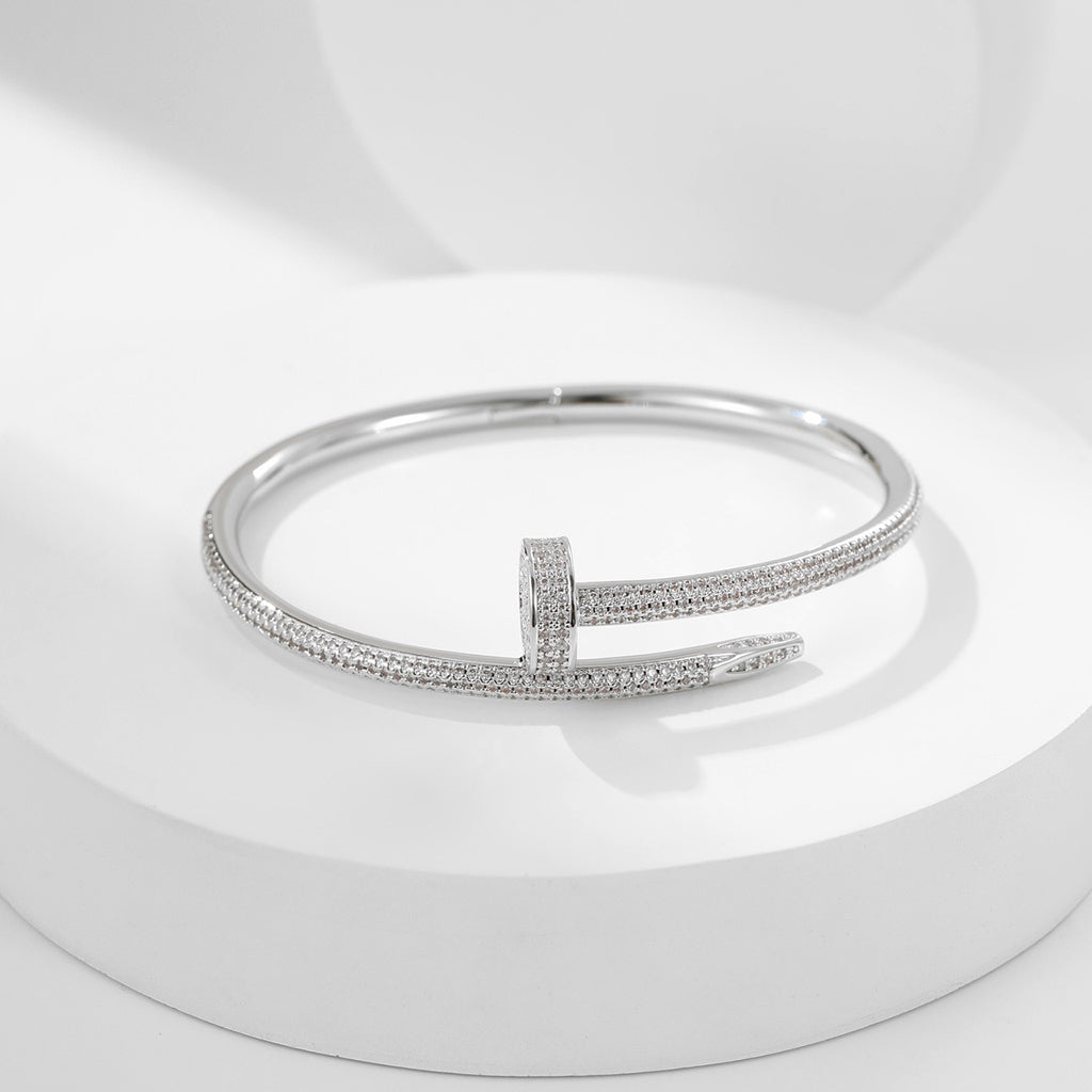 [ElanLuxe Jewelry]JUSTE BRACELET 3.5MM ALL DIAMONDS