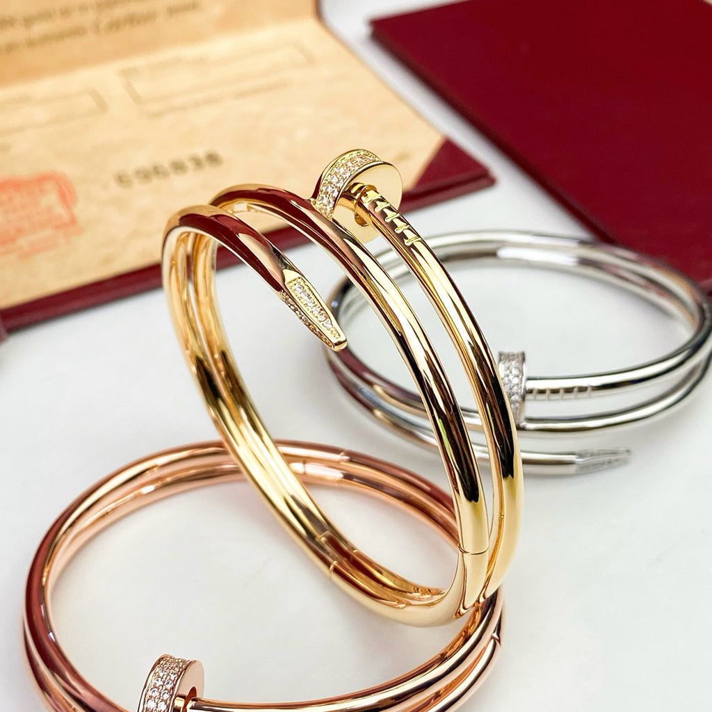 [ElanLuxe Jewelry]JUSTE BRACELET 3.5MM DOUBLE ROW DIAMOND