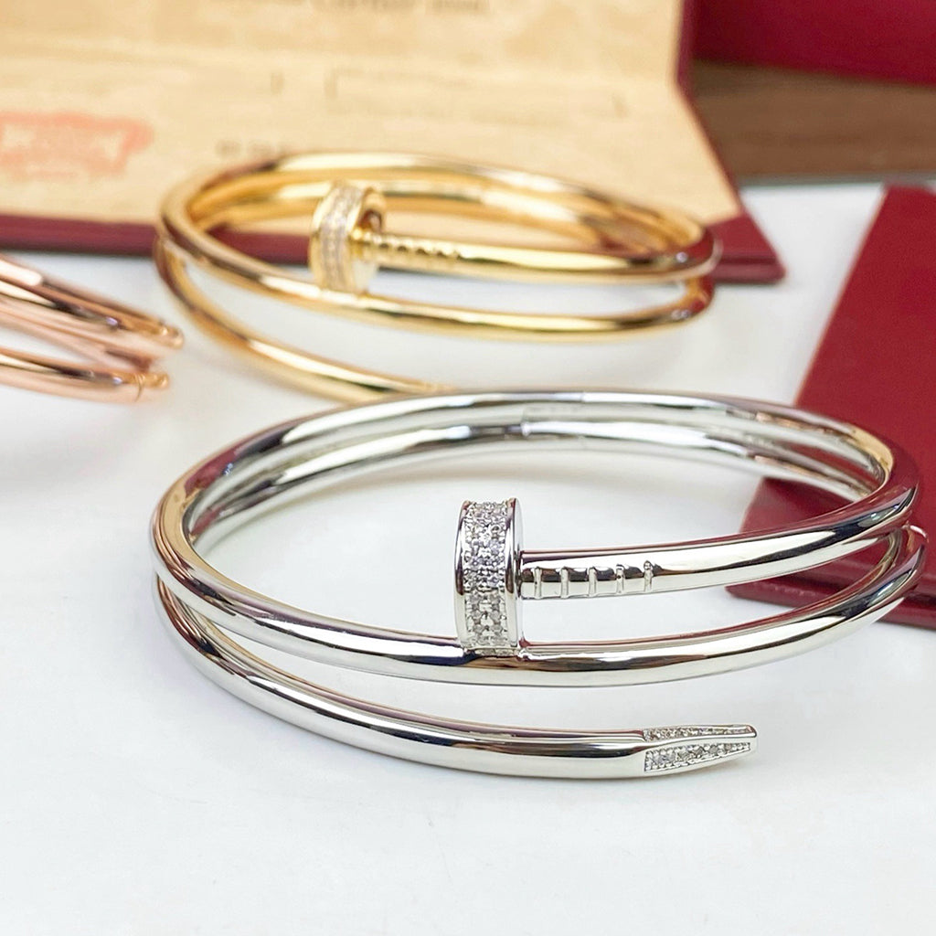 [ElanLuxe Jewelry]JUSTE BRACELET 3.5MM DOUBLE ROW DIAMOND