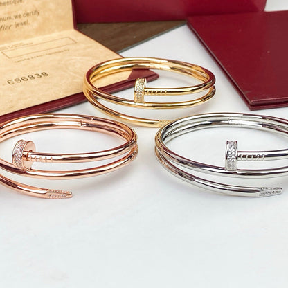 [ElanLuxe Jewelry]JUSTE BRACELET 3.5MM DOUBLE ROW DIAMOND
