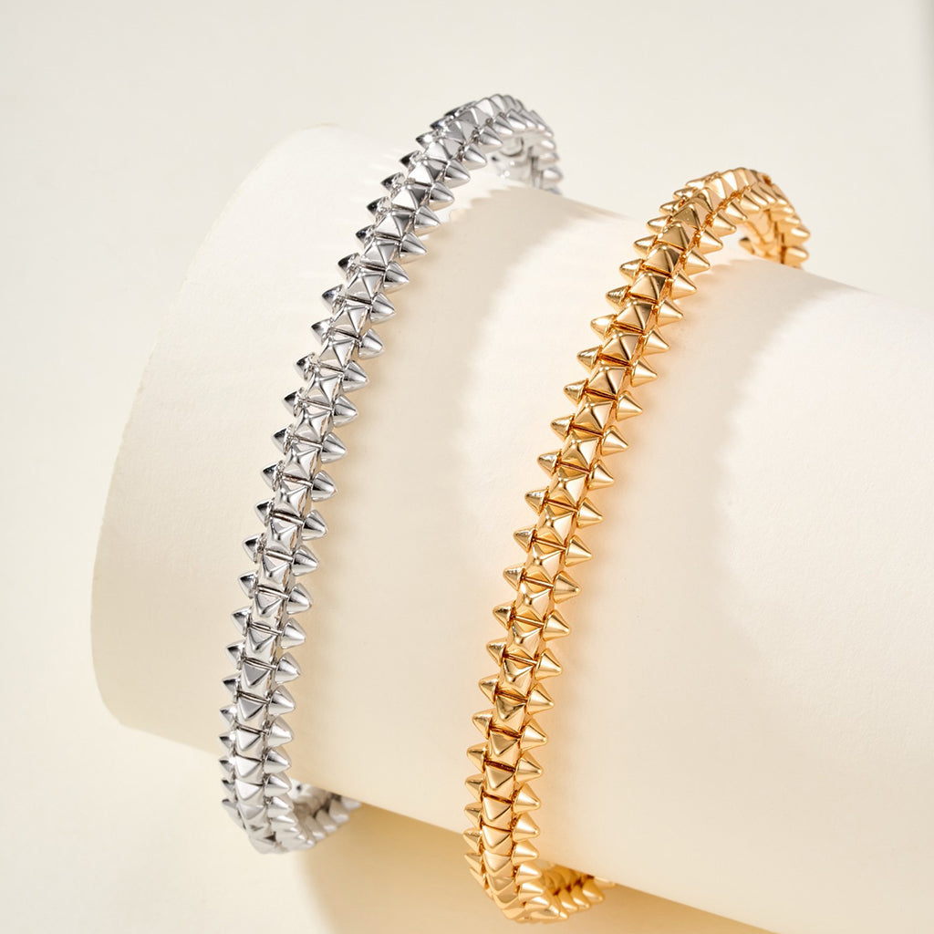 [ElanLuxe Jewelry]CLASH  BRACELET MEDIUM 8MM