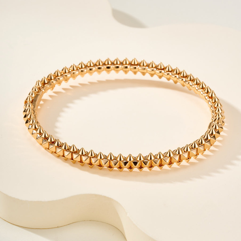 [ElanLuxe Jewelry]CLASH  BRACELET MEDIUM 8MM