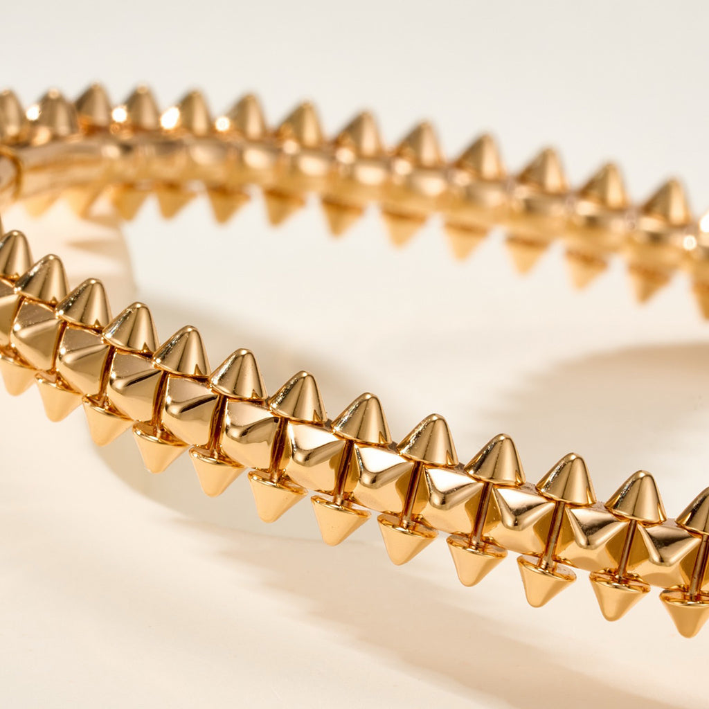 [ElanLuxe Jewelry]CLASH  BRACELET MEDIUM 8MM
