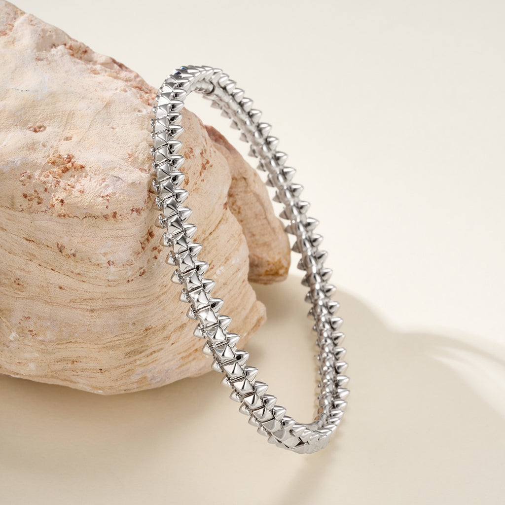 [ElanLuxe Jewelry]CLASH  BRACELET MEDIUM 8MM