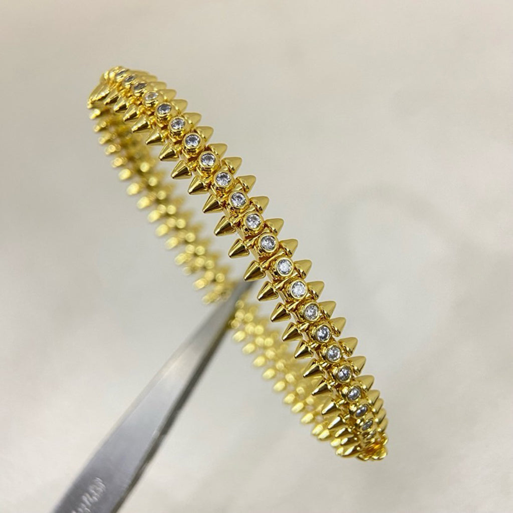 [ElanLuxe Jewelry]CLASH  BRACELET 8MM DIAMONDS
