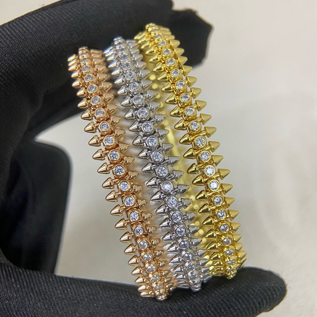 [ElanLuxe Jewelry]CLASH  BRACELET 8MM DIAMONDS