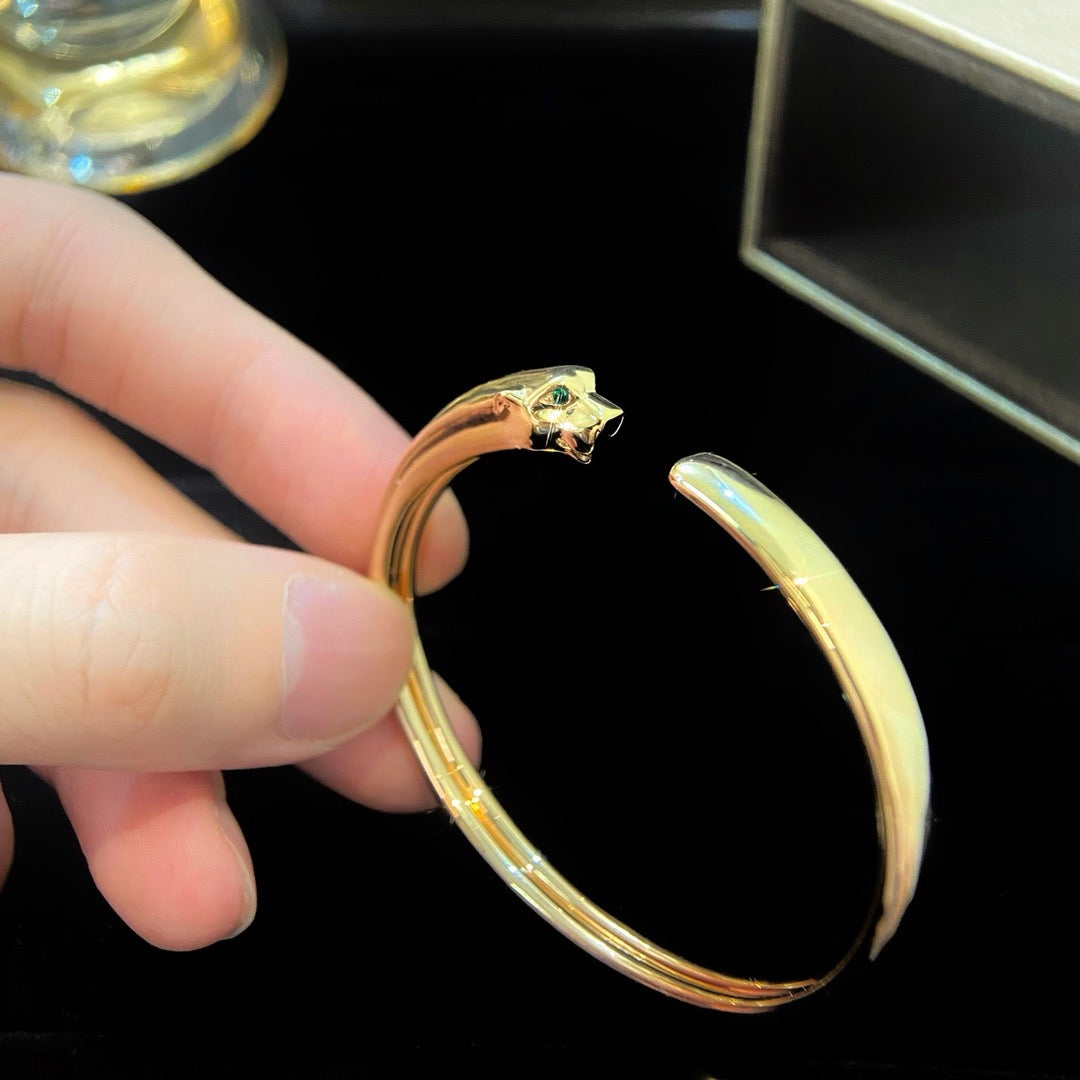 [ElanLuxe Jewelry]PANTHERE OPEN BRACELET
