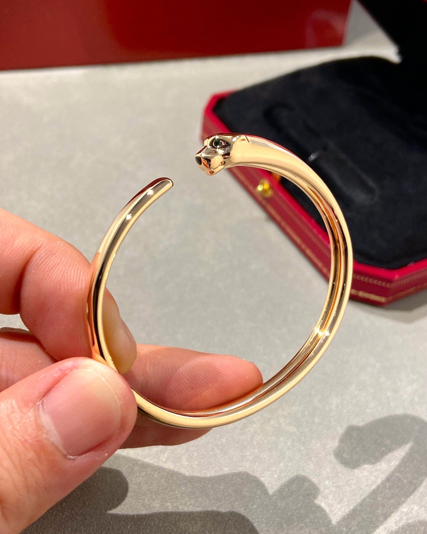 [ElanLuxe Jewelry]PANTHERE OPEN BRACELET