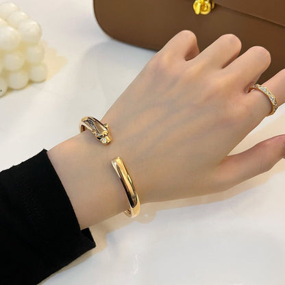 [ElanLuxe Jewelry]PANTHERE OPEN BRACELET