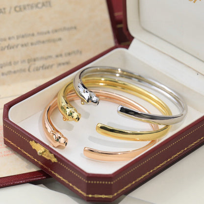 [ElanLuxe Jewelry]PANTHERE OPEN BRACELET