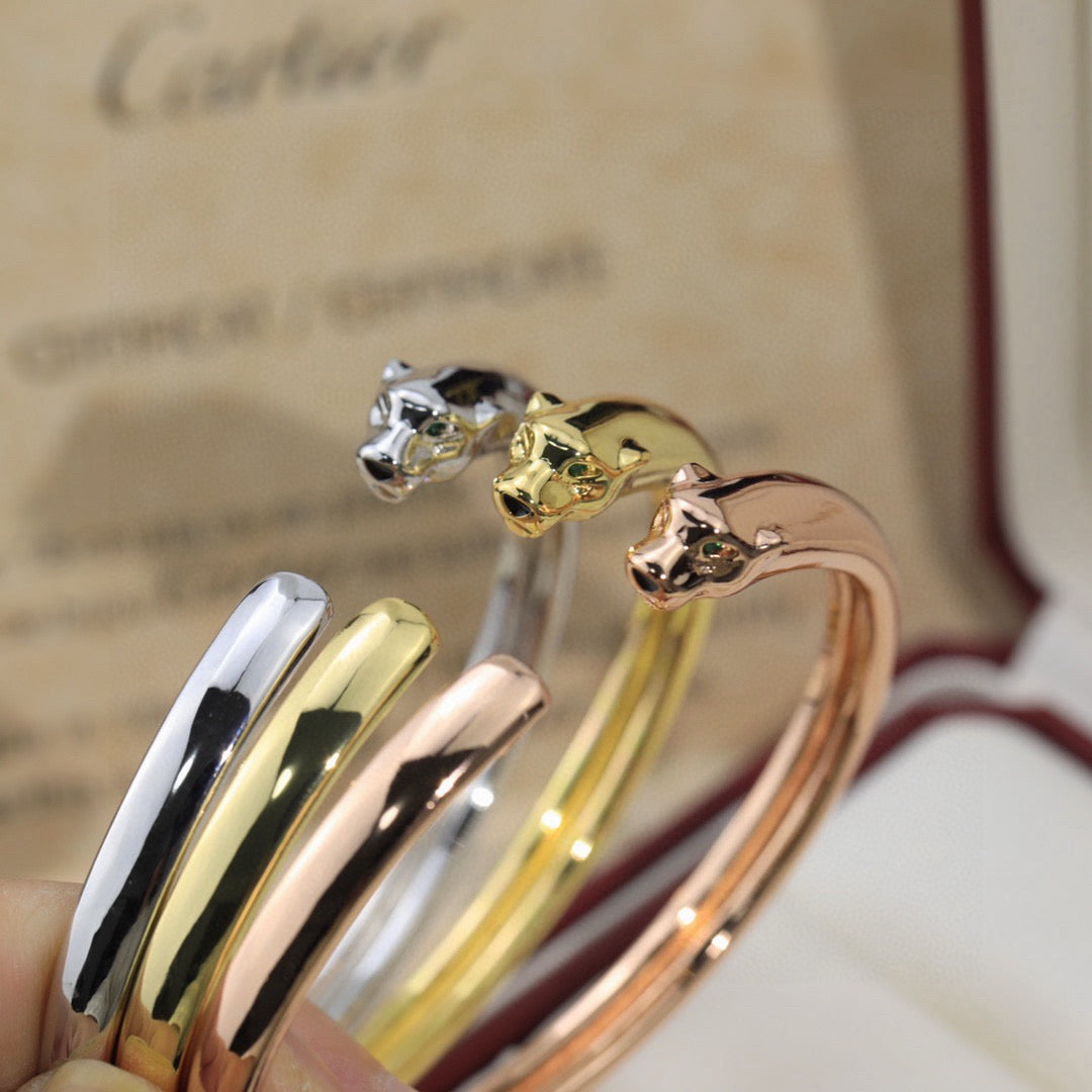 [ElanLuxe Jewelry]PANTHERE OPEN BRACELET