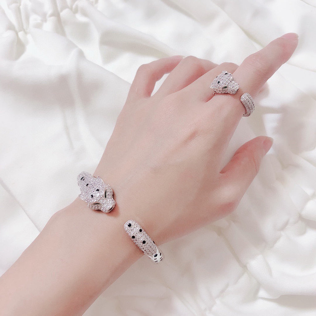 [ElanLuxe Jewelry]PANTHERE BIG BRACELET DIAMONDS