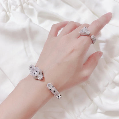[ElanLuxe Jewelry]PANTHERE BIG BRACELET DIAMONDS