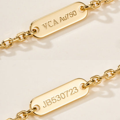[Elanluxe Jewelry]FLOWERLACE NECKLACE 5 DIAMONDS
