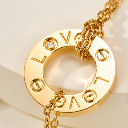 [ElanLuxe Jewelry]LOVE BRACELET 2 DIAMOND