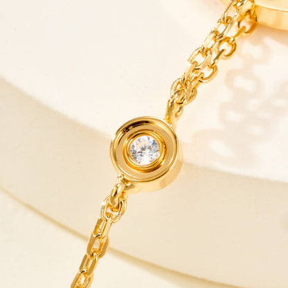 [ElanLuxe Jewelry]LOVE BRACELET 2 DIAMOND