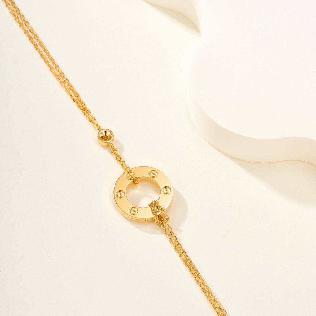 [ElanLuxe Jewelry]LOVE BRACELET 2 DIAMOND