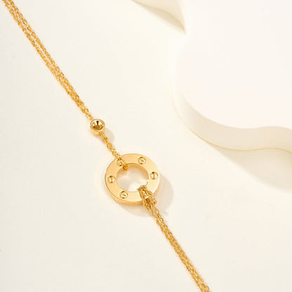 [ElanLuxe Jewelry]LOVE BRACELET 2 DIAMOND