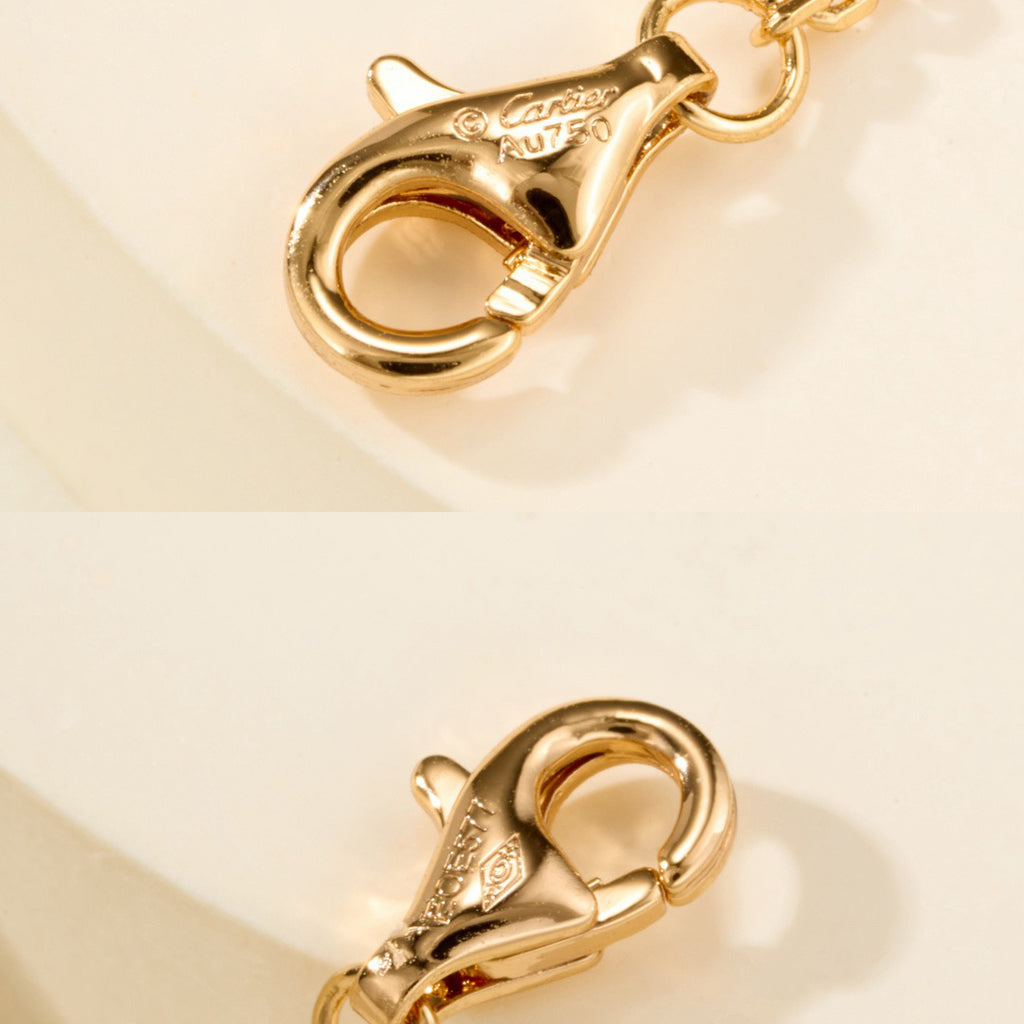[ElanLuxe Jewelry]LOVE DOUBLE RING FULL DIAMOND BRACELET