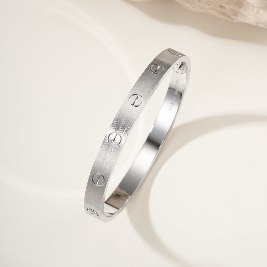 [ElanLuxe Jewelry]LOVE BRACELET 6.1MM BRUSHED