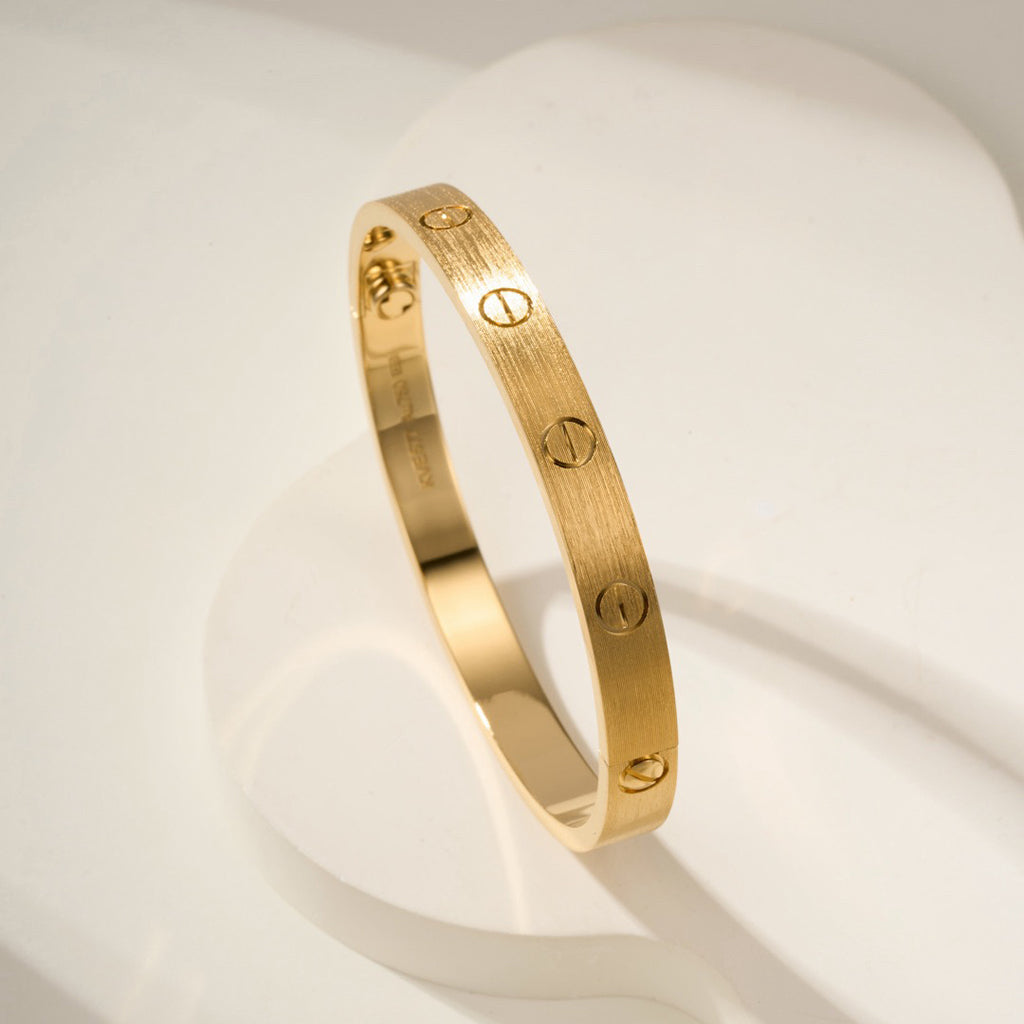[ElanLuxe Jewelry]LOVE BRACELET 6.1MM BRUSHED
