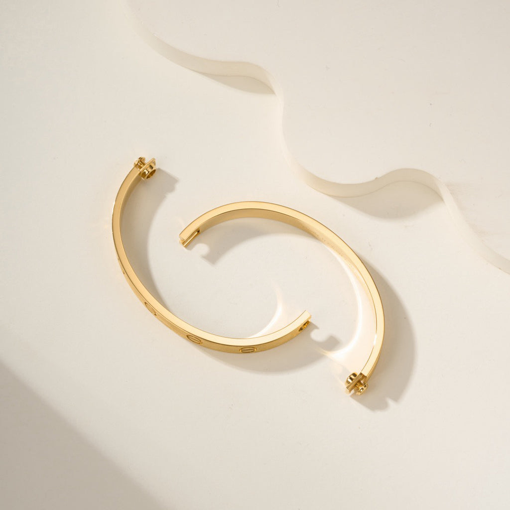 [ElanLuxe Jewelry]LOVE BRACELET 6.1MM BRUSHED