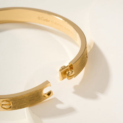 [ElanLuxe Jewelry]LOVE BRACELET 6.1MM BRUSHED