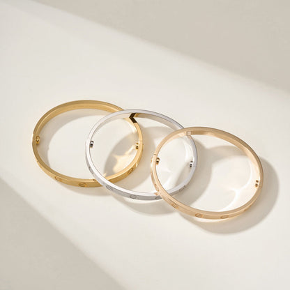 [ElanLuxe Jewelry]LOVE BRACELET 6.1MM BRUSHED