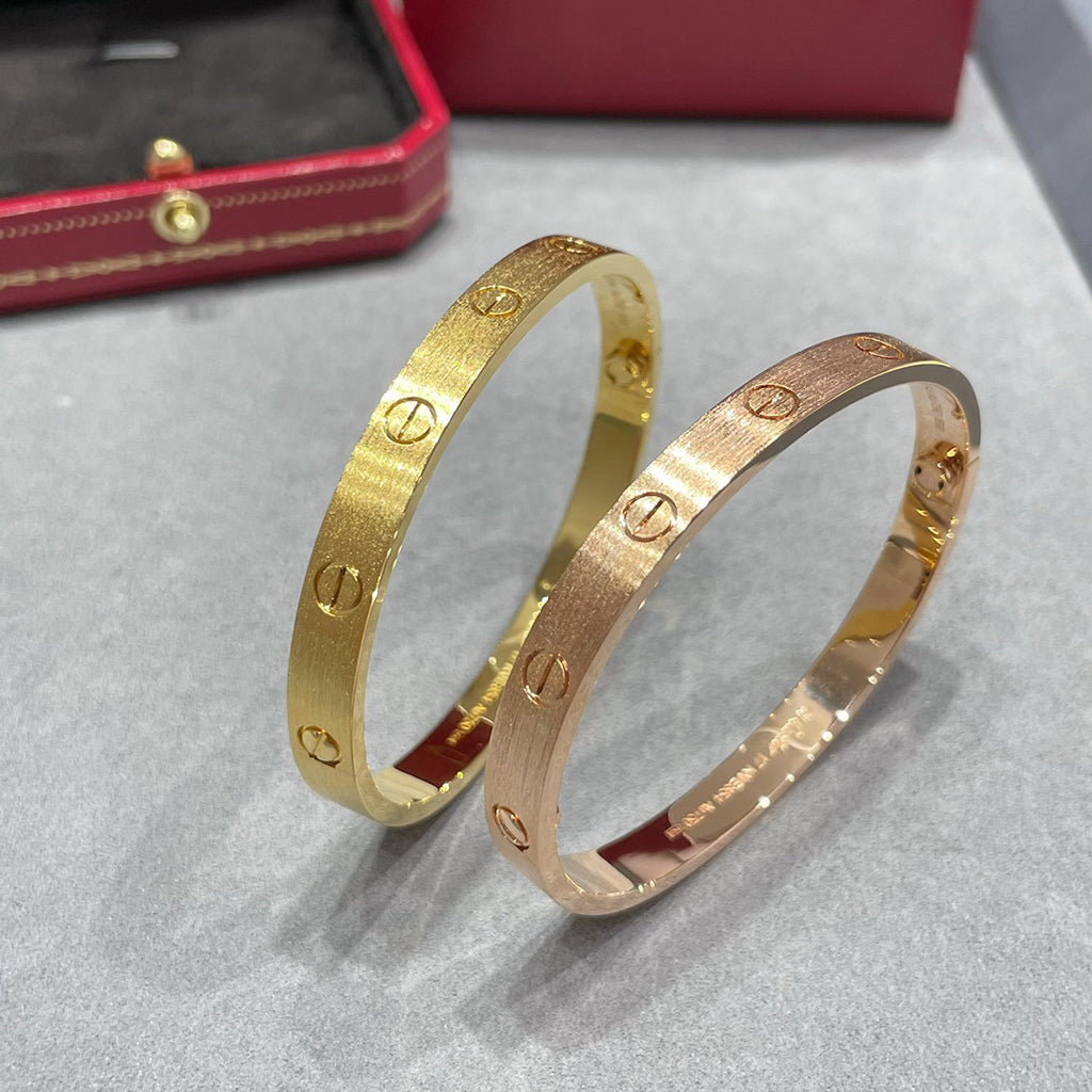 [ElanLuxe Jewelry]LOVE BRACELET 6.1MM BRUSHED