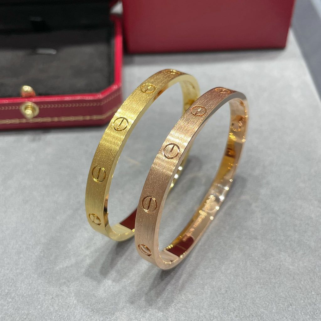 [ElanLuxe Jewelry]LOVE BRACELET 6.1MM BRUSHED