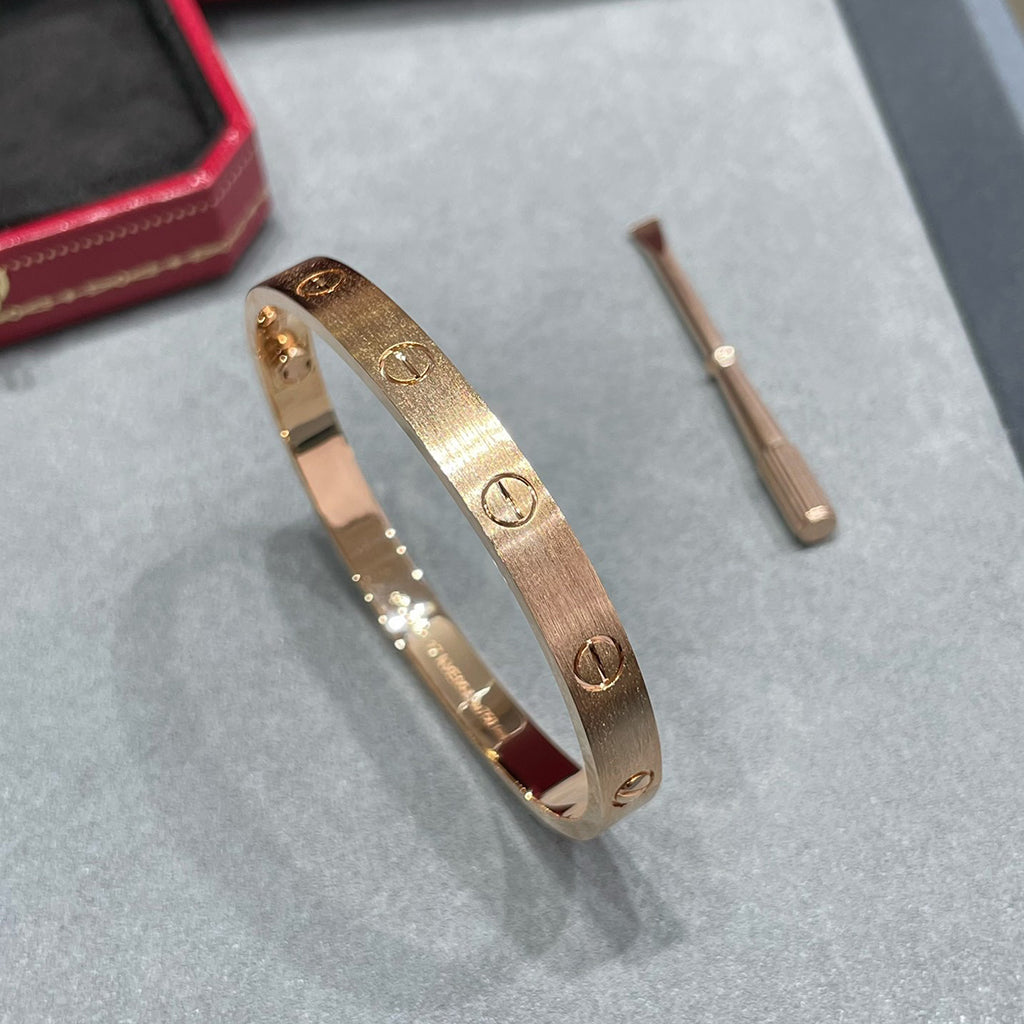 [ElanLuxe Jewelry]LOVE BRACELET 6.1MM BRUSHED