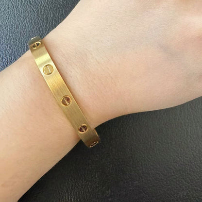[ElanLuxe Jewelry]LOVE BRACELET 6.1MM BRUSHED