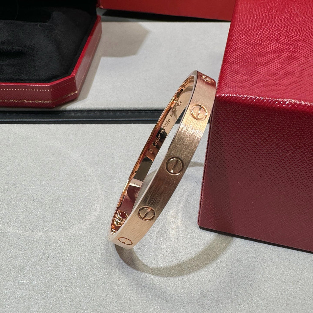 [ElanLuxe Jewelry]LOVE BRACELET 6.1MM BRUSHED