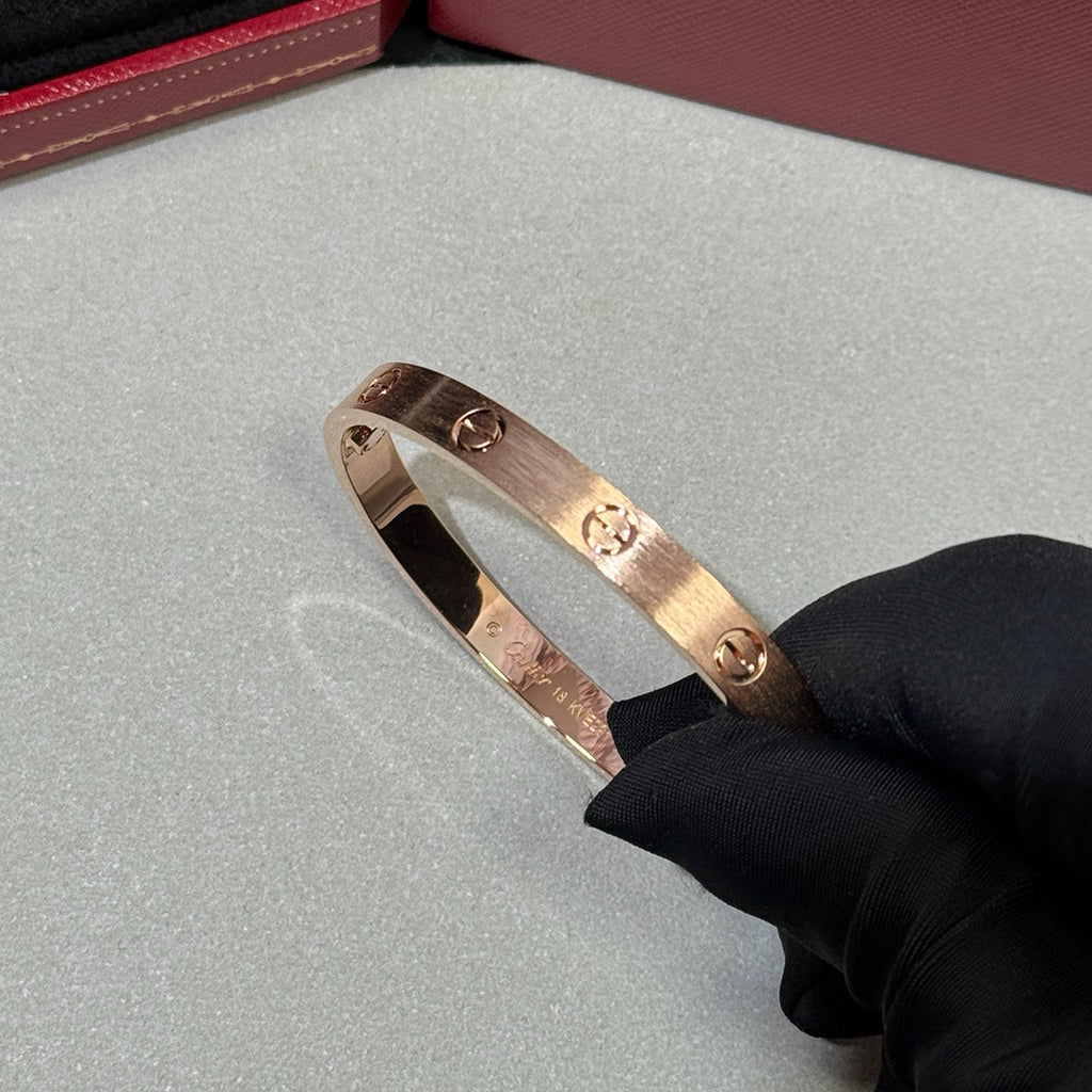 [ElanLuxe Jewelry]LOVE BRACELET 6.1MM BRUSHED
