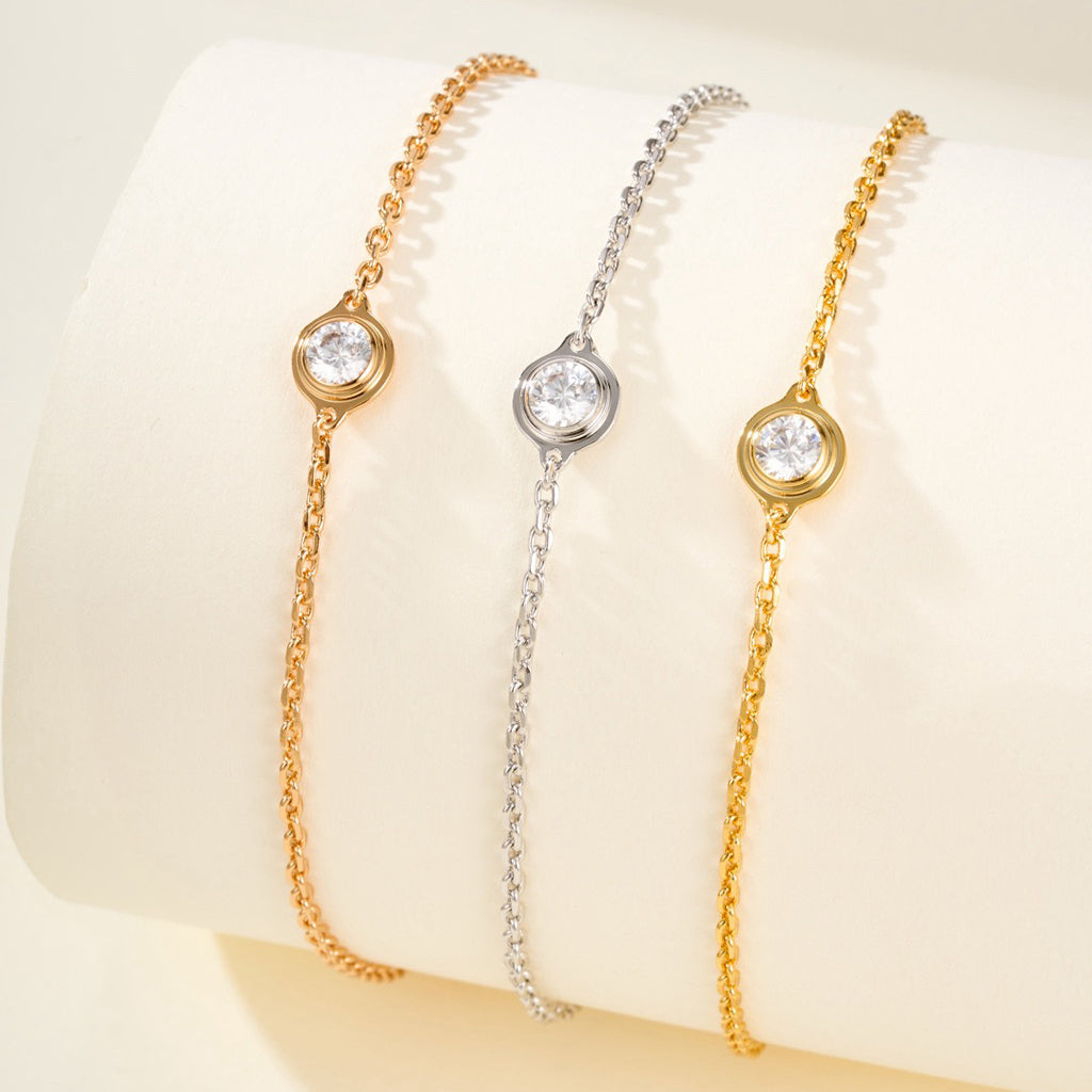 [ElanLuxe Jewelry]DAMOUR BRACELET 1 DIAMOND