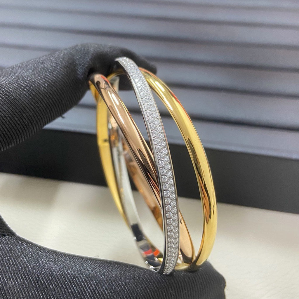 [ElanLuxe Jewelry]TRINITY 2.8MM SMALL BRACELET