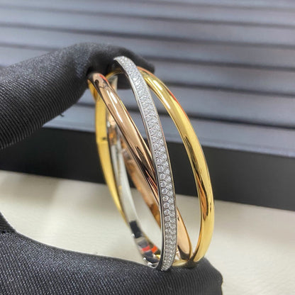 [ElanLuxe Jewelry]TRINITY 2.8MM SMALL BRACELET