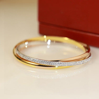 [ElanLuxe Jewelry]TRINITY 2.8MM SMALL BRACELET