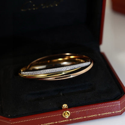 [ElanLuxe Jewelry]TRINITY 2.8MM SMALL BRACELET
