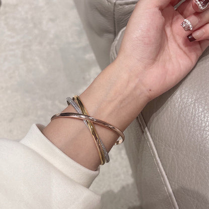[ElanLuxe Jewelry]TRINITY 2.8MM SMALL BRACELET